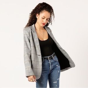Azalea Plaid blazer M